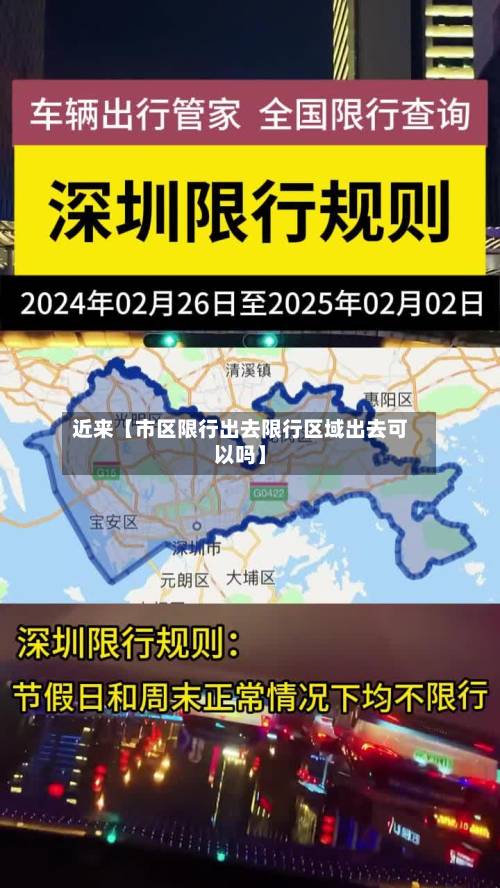 近来【市区限行出去限行区域出去可以吗】