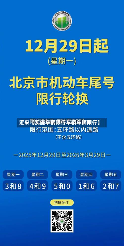 近来【实施车辆限行车辆车辆限行】-第2张图片