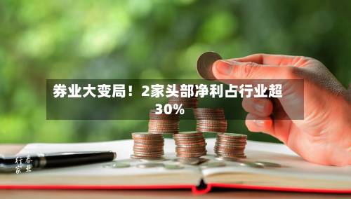券业大变局！2家头部净利占行业超30%-第3张图片