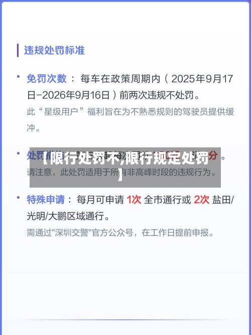 【限行处罚不,限行规定处罚】