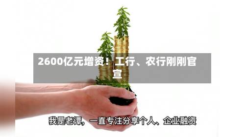 2600亿元增资！工行、农行刚刚官宣-第3张图片
