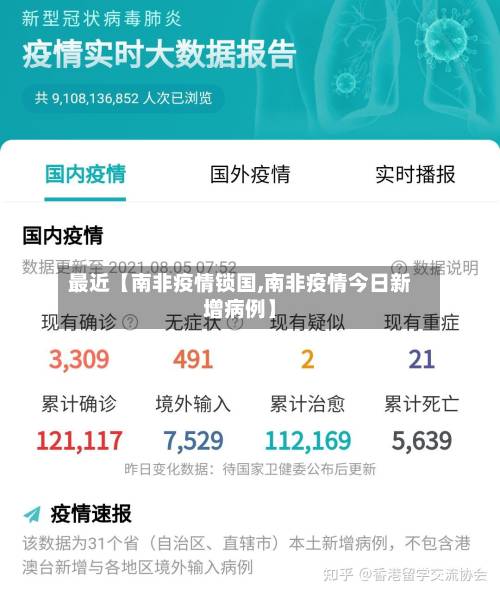 最近【南非疫情锁国,南非疫情今日新增病例】