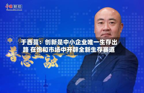 于西蔓：创新是中小企业唯一生存出路 在饱和市场中开辟全新生存赛道-第2张图片