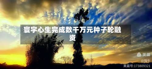 寰宇心生完成数千万元种子轮融资