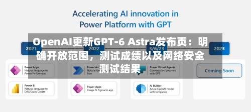 OpenAI更新GPT-6 Astra发布页：明确开放范围，测试成绩以及网络安全测试结果-第3张图片