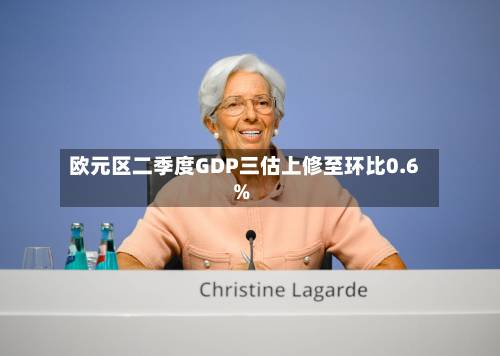 欧元区二季度GDP三估上修至环比0.6%