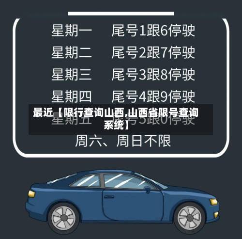 最近【限行查询山西,山西省限号查询系统】