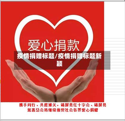 疫情捐赠标题/疫情捐赠标题新颖