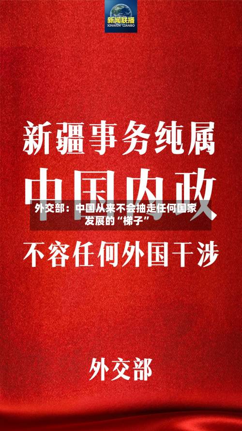 外交部：中国从来不会抽走任何国家发展的“梯子”-第2张图片