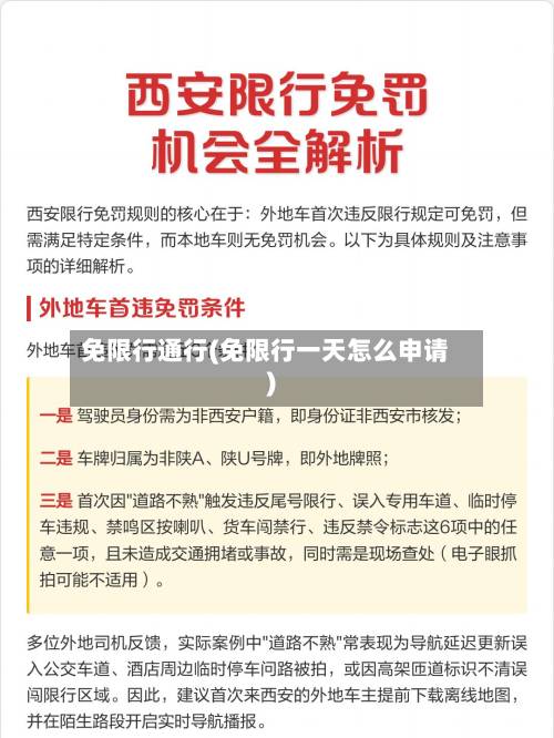 免限行通行(免限行一天怎么申请)