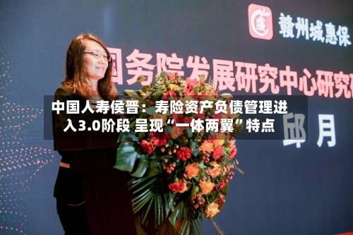 中国人寿侯晋：寿险资产负债管理进入3.0阶段 呈现“一体两翼	”特点-第3张图片