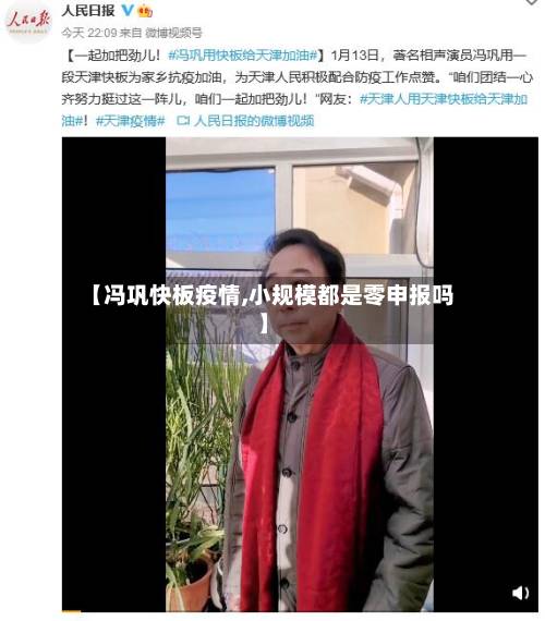 【冯巩快板疫情,小规模都是零申报吗】-第2张图片